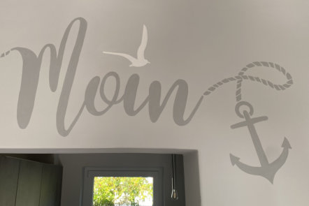 Flurdeko der Ferienwohnung Wohldkoppel Kiel